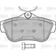 601039 VALEO Комплект тормозных колодок, дисковый тормоз