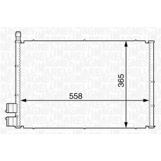 350203605000 MAGNETI MARELLI Конденсатор, кондиционер