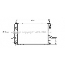 FDA2123 AVA Радиатор, охлаждение двигателя