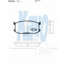 BP-4502 KAVO PARTS Комплект тормозных колодок, дисковый тормоз