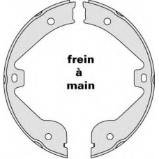 M854 MGA Комплект тормозных колодок, стояночная тормозная с