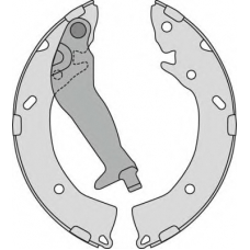 K833933 MGA Комплект тормозов, барабанный тормозной механизм