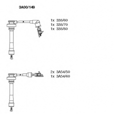 3A00/149 BREMI Комплект проводов зажигания