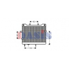 126340N AKS DASIS Масляный радиатор, двигательное масло