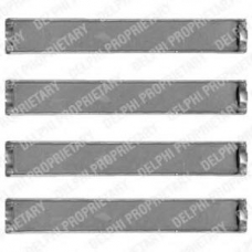 LX0371 DELPHI Комплектующие, колодки дискового тормоза