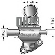 1114603019 Jp Group Термостат, охлаждающая жидкость