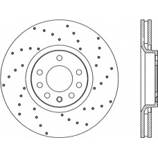 BDRS2086.25 OPEN PARTS Тормозной диск