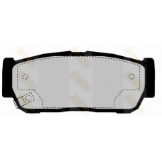 PA1647 BRAKE ENGINEERING Комплект тормозных колодок, дисковый тормоз