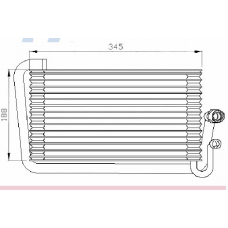 92013 NISSENS Испаритель, кондиционер