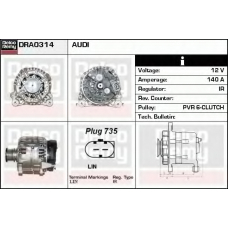 DRA0314 DELCO REMY Генератор