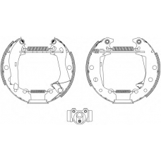 R0295 PAGID Комплект тормозных колодок