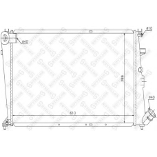 10-25651-SX STELLOX Радиатор, охлаждение двигателя