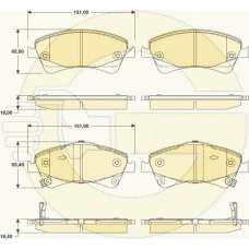 6134794 GIRLING Комплект тормозных колодок, дисковый тормоз