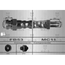 8915 Malo Тормозной шланг
