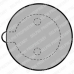 LP345 DELPHI Комплект тормозных колодок, дисковый тормоз