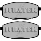 JCP1869 JURATEK Комплект тормозных колодок, дисковый тормоз