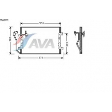 MSA5289 AVA Конденсатор, кондиционер