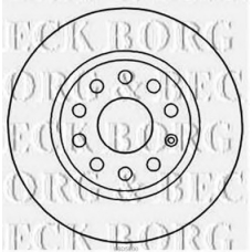 BBD5200 BORG & BECK Тормозной диск