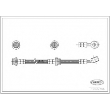 19032466 CORTECO Тормозной шланг