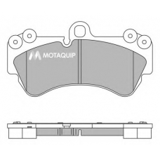 LVXL1438 MOTAQUIP Комплект тормозных колодок, дисковый тормоз