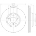 MDC1732 MINTEX Тормозной диск