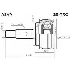 SB-TRC ASVA Шарнирный комплект, приводной вал