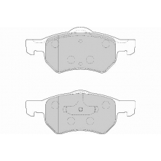 FD6923N NECTO Комплект тормозных колодок, дисковый тормоз