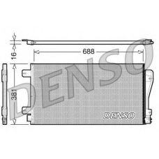 DCN23014 DENSO Конденсатор, кондиционер