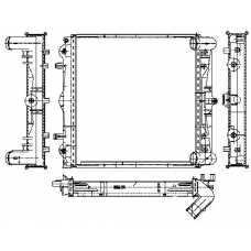 2109958 BEHR Radiator