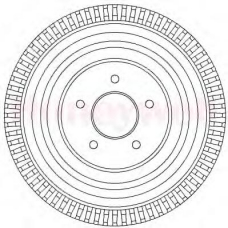 329278B BENDIX Тормозной барабан