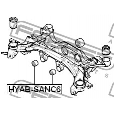 HYAB-SANC6 FEBEST Опора, дифференциал