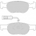 FD6643N NECTO Комплект тормозных колодок, дисковый тормоз