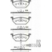 8110 29039 TRISCAN Комплект тормозных колодок, дисковый тормоз