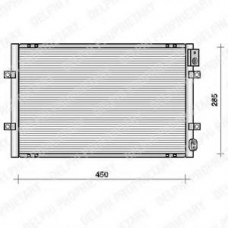 TSP0225091 DELPHI Конденсатор, кондиционер