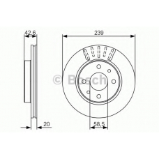 0 986 479 082 BOSCH Тормозной диск