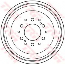 DB4389 TRW Тормозной барабан