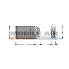 3000V029 VAN WEZEL Испаритель, кондиционер