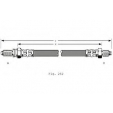 PHC280 TRW Тормозной шланг