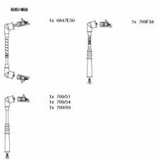 600/468 BREMI Комплект проводов зажигания