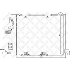 10-45058-SX STELLOX Конденсатор, кондиционер