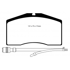 DP3997C EBC Brakes Колодки тормозные