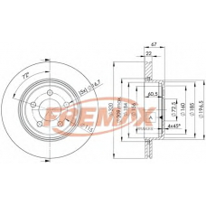 BD-9199 FREMAX Тормозной диск