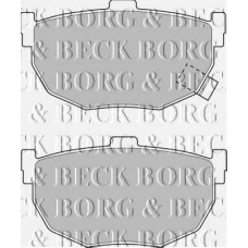 BBP1527 BORG & BECK Комплект тормозных колодок, дисковый тормоз