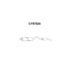 CY57024 VENEPORTE Глушитель выхлопных газов конечный