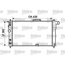 734596 VALEO Радиатор, охлаждение двигателя