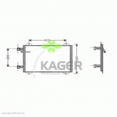 94-5012 KAGER Конденсатор, кондиционер