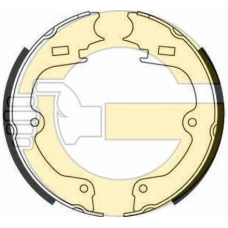 5162341 GIRLING Комплект тормозных колодок, стояночная тормозная с
