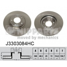 J3303084HC NIPPARTS Тормозной диск