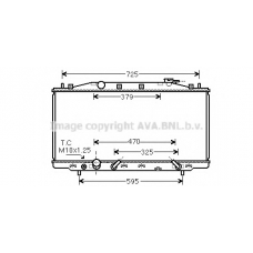 HDA2224 AVA Радиатор, охлаждение двигателя