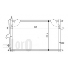 052-016-0004 LORO Конденсатор, кондиционер